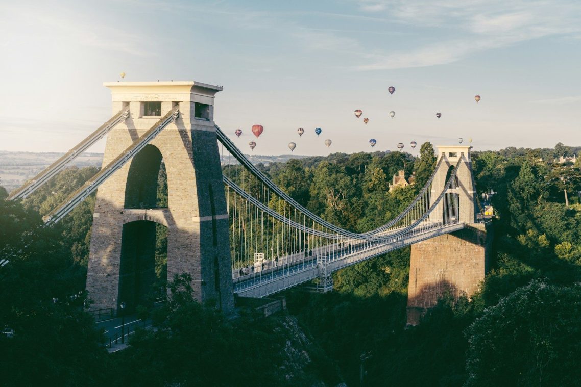 a photo of Clifton suspension bridge in Bristol